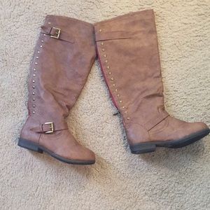 Brown Knee High Boots